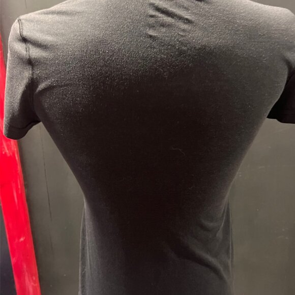 Adidas‎ Ultimate Tee Women Small Solid Black Climalite Fitted Short Sleeve Shirt - Picture 6 of 7